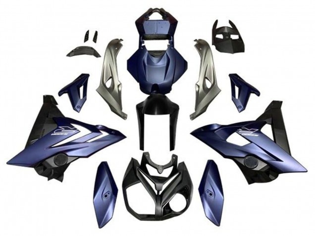 Billige BMW S1000RR Motorrad Verkleidung 2015-2016 - Silber Matt Blau Matt Schwarz