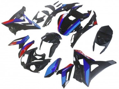 Billige BMW S1000RR Motorrad Verkleidung 2015-2016 - Blau Rot Glanzendes Schwarz