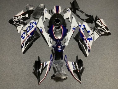 Billige BMW S1000RR Motorrad Verkleidung 2015-2016 - Weiss Blau Schwarz Tyco