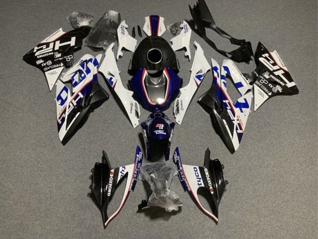 Billige BMW S1000RR Motorrad Verkleidung 2015-2016 - Weiss Blau Schwarz Tyco