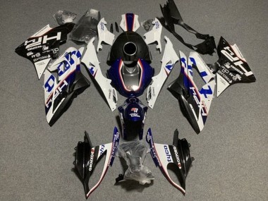 Billige BMW S1000RR Motorrad Verkleidung 2017-2018 - Weiss Blau Schwarz Tyco