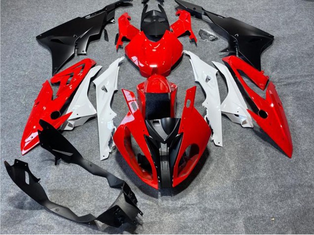 Billige BMW S1000RR Motorrad Verkleidung 2019-2022 - Rot Weiss Matt Schwarz