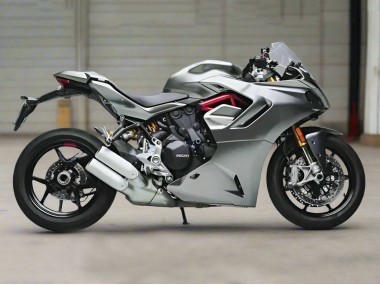 Billige Ducati 2021-2024 Ducati Supersport 950/950S Motorrad Verkleidung 2021-2024 - Silber