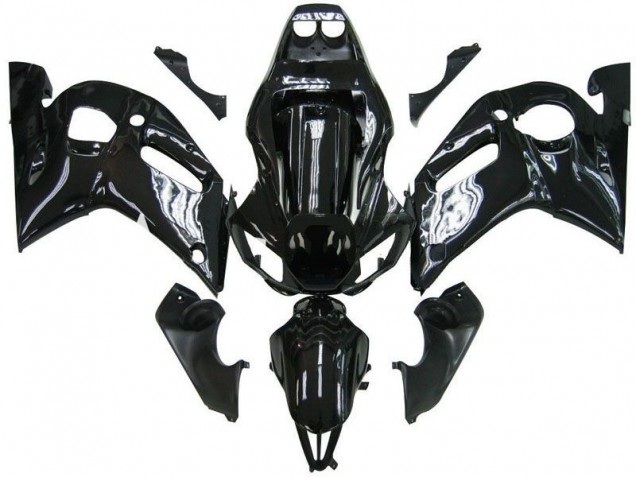 Billige Yamaha YZF 600 R6 Motorrad Verkleidung 1998-2002 - Glanzendes Schwarz
