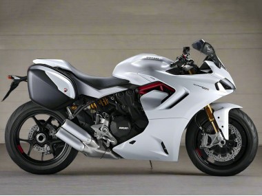 Billige Ducati 2021-2024 Ducati Supersport 950/950S Motorrad Verkleidung 2021-2024 - Perl Weiss