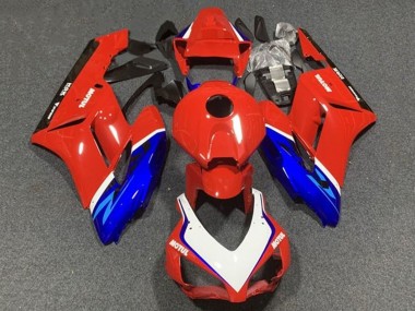 Billige Honda CBR1000RR Motorrad Verkleidung 2004-2005 - Weiss Rot Blau Motul