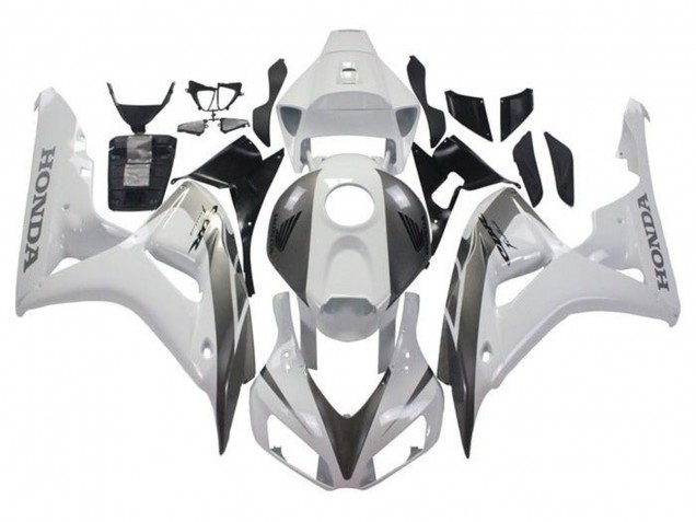 Billige Honda CBR1000RR Motorrad Verkleidung 2006-2007 - Weiss Grau
