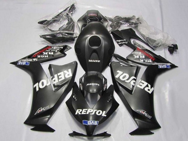 Billige Honda CBR1000RR Motorrad Verkleidung 2012-2016 - Matt Schwarz Weiss Repsol