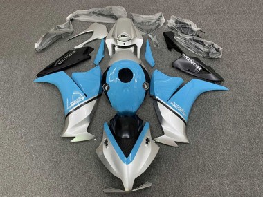 Billige Honda CBR1000RR Motorrad Verkleidung 2012-2016 - Hellblau Silber Schwarz