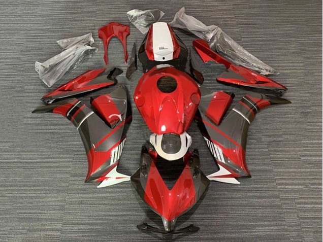 Billige Honda CBR1000RR Motorrad Verkleidung 2012-2016 - Rot Grau Weiss