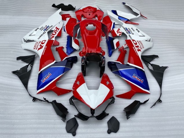 Billige Honda CBR1000RR Motorrad Verkleidung 2017-2024 - Weiss Rot Blau HRC