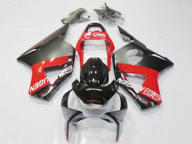 Billige Honda CBR900RR 954 Motorrad Verkleidung 2002-2003 - Grau Rot Glanzendes Schwarz Mugen