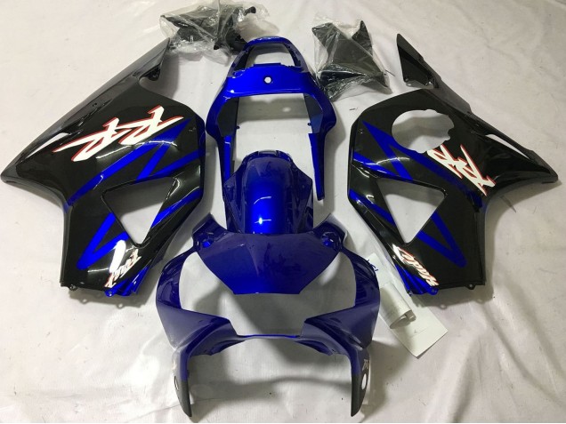 Billige Honda CBR900RR 954 Motorrad Verkleidung 2002-2003 - Blau Glanzendes Schwarz
