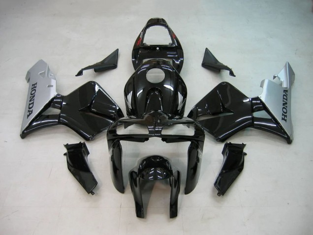 Billige Honda CBR600RR Motorrad Verkleidung 2005-2006 - Schwarz Silber