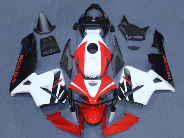 Billige Honda CBR600RR Motorrad Verkleidung 2005-2006 - Schwarz Weiss Rot