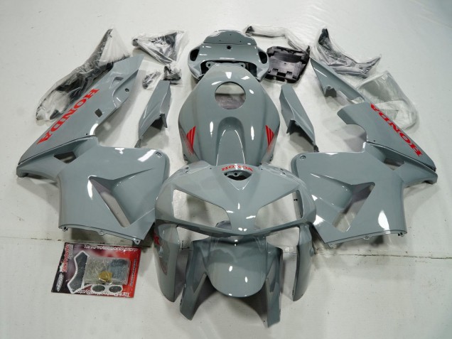 Billige Honda CBR600RR Motorrad Verkleidung 2005-2006 - Nardo Grau Rot