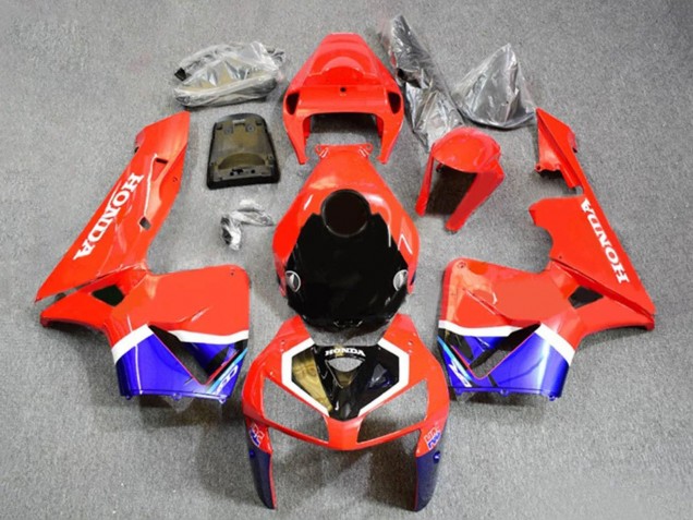 Billige Honda CBR600RR Motorrad Verkleidung 2005-2006 - Rot Schwarz Blau Weiss