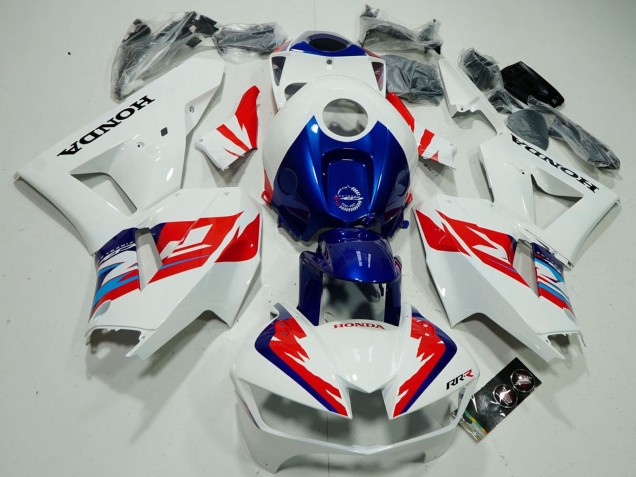 Billige Honda CBR600RR Motorrad Verkleidung 2013-2023 - Weiss Rot Blau Fireblade