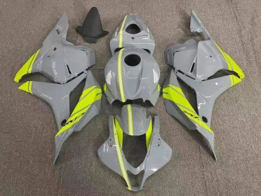 Billige Honda CBR600RR Motorrad Verkleidung 2007-2008 - Nardo Grau Neon Gelb