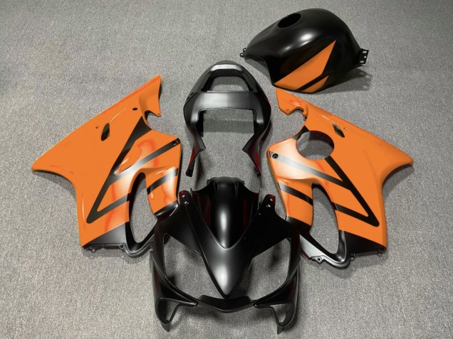 Billige Honda CBR600 F4i Motorrad Verkleidung 2001-2003 - Orange Matt Schwarz