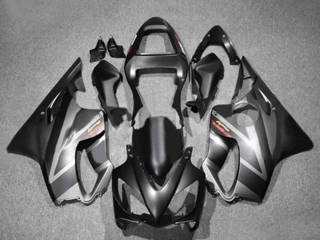 Billige Honda CBR600 F4i Motorrad Verkleidung 2001-2003 - Matt Schwarz Grau