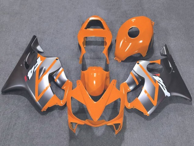 Billige Honda CBR600 F4i Motorrad Verkleidung 2001-2003 - Silber Orange