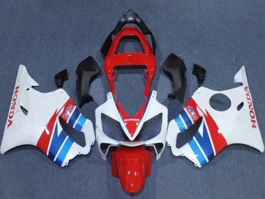 Billige Honda CBR600 F4i Motorrad Verkleidung 2001-2003 - Weiss Rot Blau