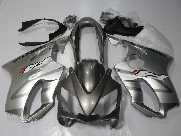 Billige Honda CBR600 F4i Motorrad Verkleidung 2004-2007 - Silber Grau