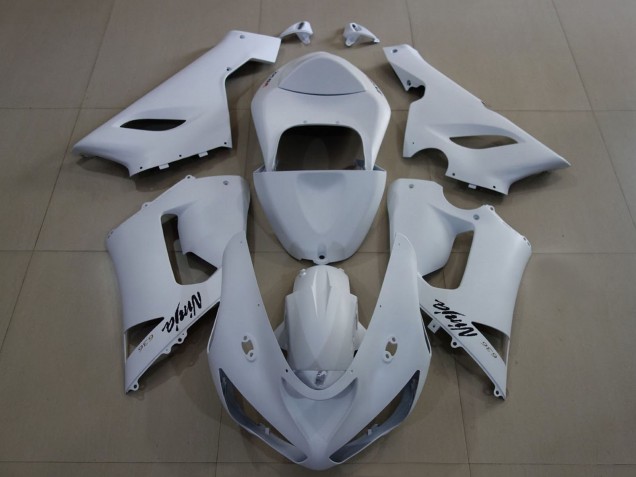 Billige Kawasaki ZX6R Motorrad Verkleidung 2005-2006 - Matt Weiss