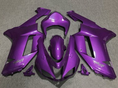 Billige Kawasaki ZX6R Motorrad Verkleidung 2007-2008 - Lila