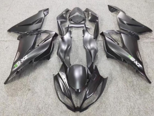 Billige Kawasaki ZX6R Motorrad Verkleidung 2013-2018 - Matt Grau