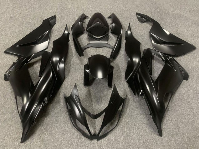 Billige Kawasaki ZX6R Motorrad Verkleidung 2013-2018 - Matt Schwarz