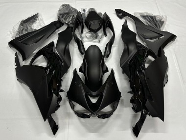 Billige Kawasaki ZX6R Motorrad Verkleidung 2023-2025 - Matt Schwarz