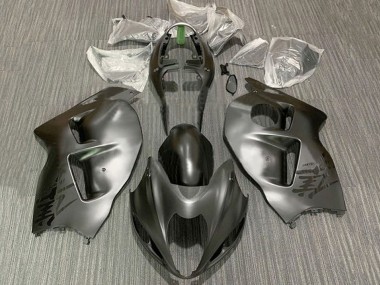 Billige Suzuki GSXR 1300 Hayabusa Motorrad Verkleidung 1996-2007 - Matt Grau Schwarz