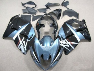 Billige Suzuki GSXR 1300 Hayabusa Motorrad Verkleidung 1996-2007 - Hellblau Dunkel Blau Weiss Schwarz