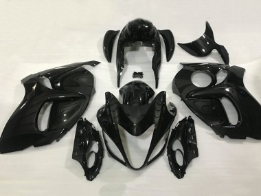 Billige Suzuki GSXR 1300 Hayabusa Motorrad Verkleidung 2008-2020 - Glanzendes Schwarz