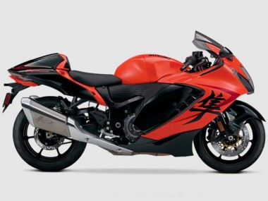 Billige Suzuki GSXR 1300 Hayabusa Motorrad Verkleidung 2021-2025 - Orange Matt Schwarz