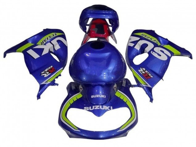 Billige Suzuki TL1000R Motorrad Verkleidung 1998-2003 - Blau Weiss Neon Gelb