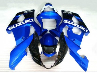 Billige Suzuki GSXR 1000 Motorrad Verkleidung 2003-2004 - Blau Schwarz Weiss