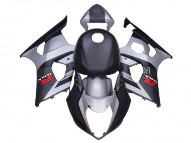 Billige Suzuki GSXR 1000 Motorrad Verkleidung 2003-2004 - Silber Grau Schwarz Rot