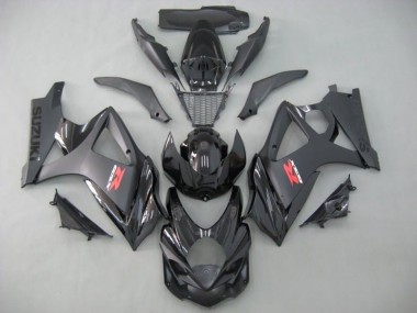 Billige Suzuki GSXR 1000 Motorrad Verkleidung 2005-2006 - Glanzendes Schwarz Matt Schwarz Rot Weiss