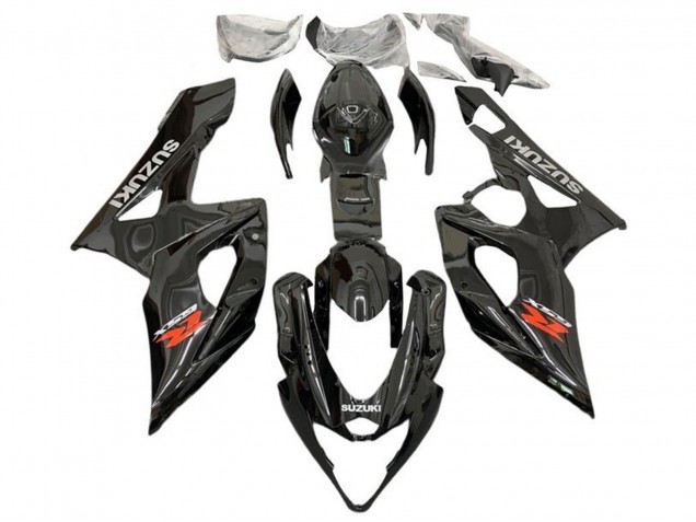 Billige Suzuki GSXR 1000 Motorrad Verkleidung 2005-2006 - Glanzendes Schwarz Rot Grau