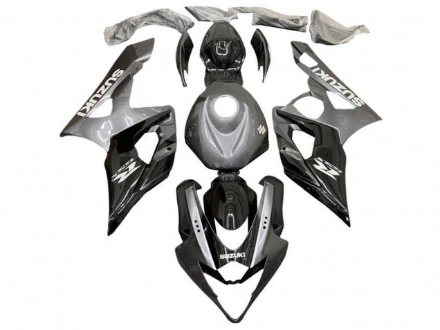 Billige Suzuki GSXR 1000 Motorrad Verkleidung 2005-2006 - Silber Schwarz