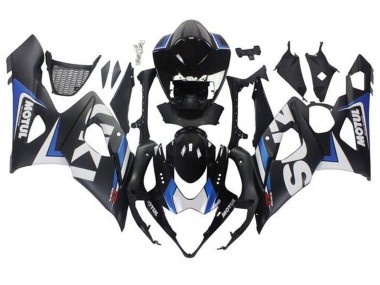 Billige Suzuki GSXR 1000 Motorrad Verkleidung 2005-2006 - Matt Schwarz Blau Weiss