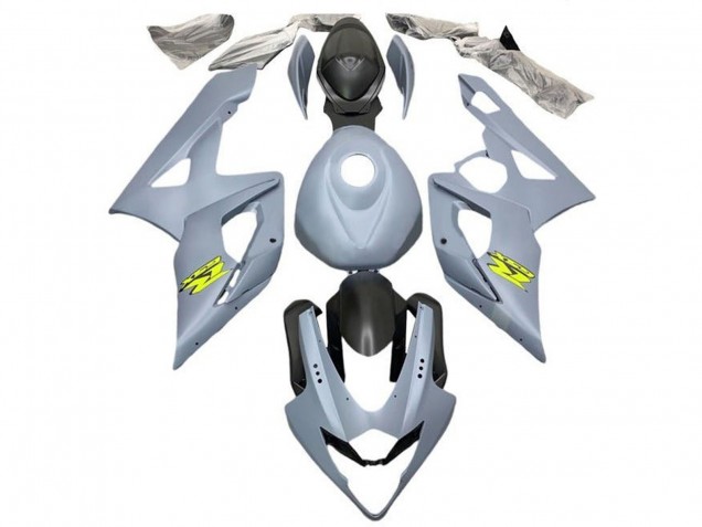 Billige Suzuki GSXR 1000 Motorrad Verkleidung 2005-2006 - Matt Grau Schwarz Gelb