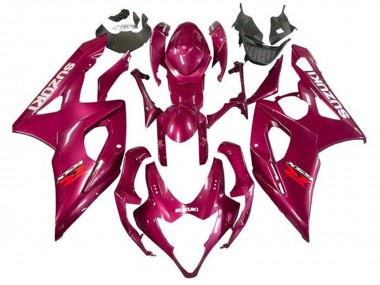 Billige Suzuki GSXR 1000 Motorrad Verkleidung 2005-2006 - Rot Magenta
