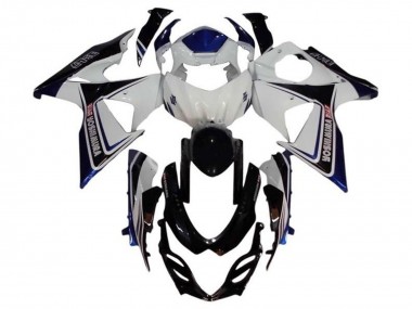 Billige Suzuki GSXR 1000 Motorrad Verkleidung 2009-2016 - Weiss Blau Schwarz Yoshimura