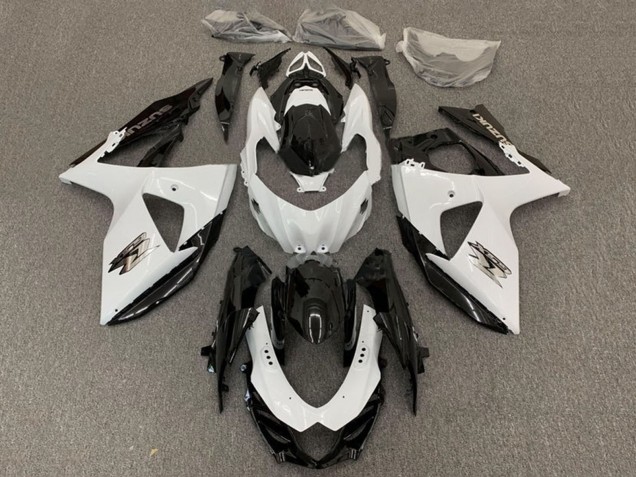 Billige Suzuki GSXR 1000 Motorrad Verkleidung 2009-2016 - Weiss Schwarz