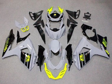 Billige Suzuki GSXR 1000 Motorrad Verkleidung 2009-2016 - Grau Neon Gelb Schwarz