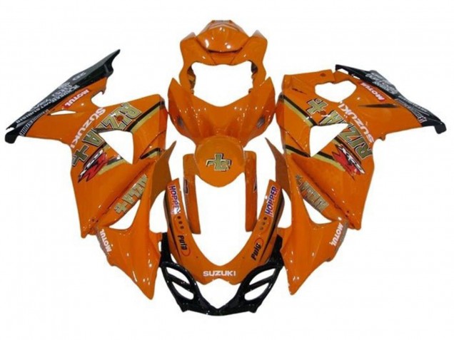 Billige Suzuki GSXR 1000 Motorrad Verkleidung 2009-2016 - Orange Gold Rizla